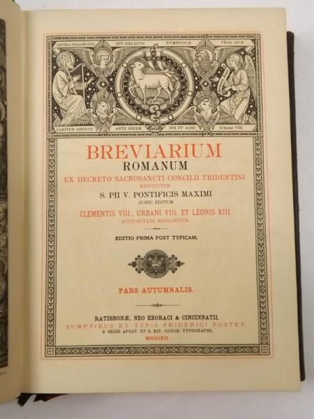 Breviarium Romanum,1891 r.