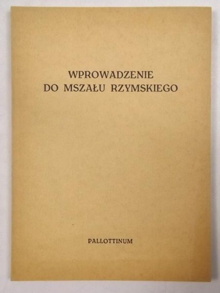 Wprowadzenie do Mszału Rzymskiego