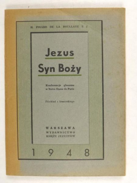 Boulye  - Jezus Syn Boży, 1948 r.