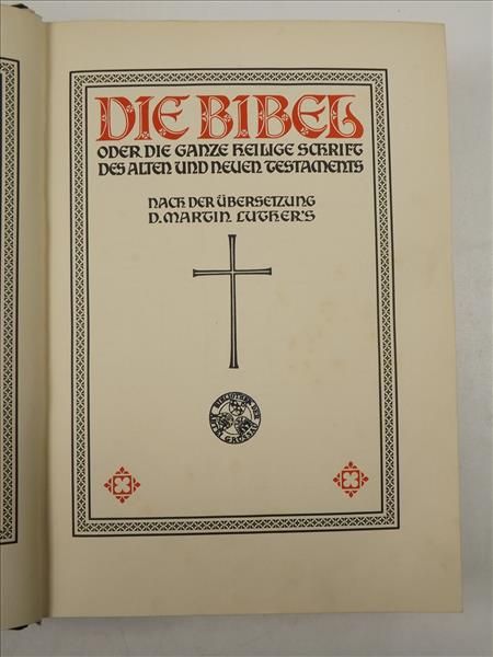 Die Bibel, ok. 1939 r.