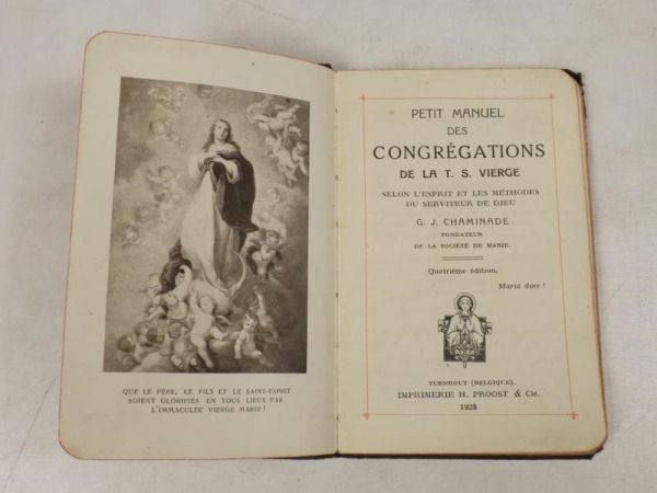 . - Petit Manuel des Congregations de la T. S. Vierge,  1928 r.