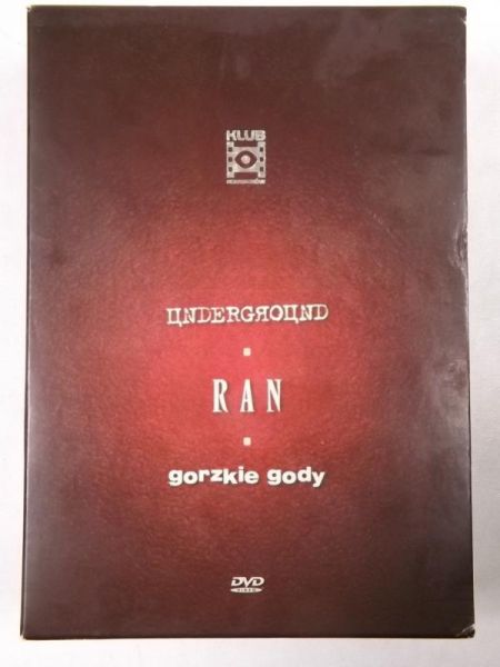 Gorzkie gody / Ran / Underground, DVD
