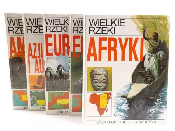Encyklopedia Geograficzna: Wielkie Rzeki, 5 książek