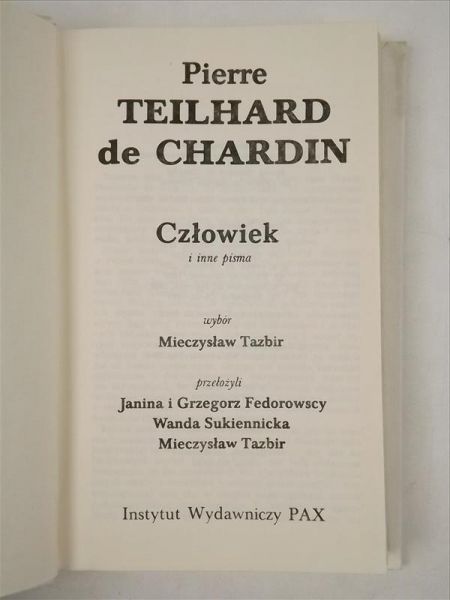 Człowiek i inne pisma T. I Pisma