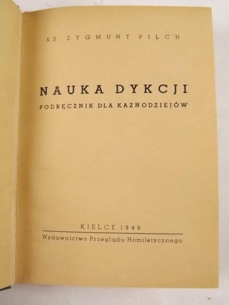 Nauka dykcji, 1946 r.