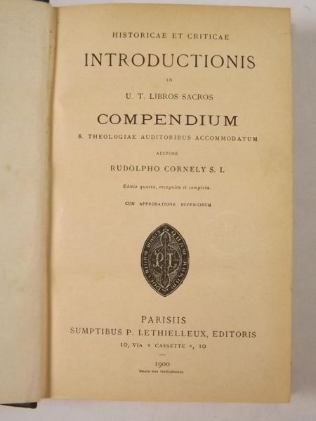 Introductions Compendium, 1900 r.