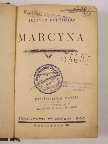 Marcyna: Tatusiowa chałupa, Tom 1, 1937 r.