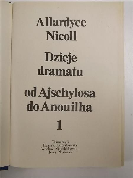 Dzieje dramatu Tom I-II