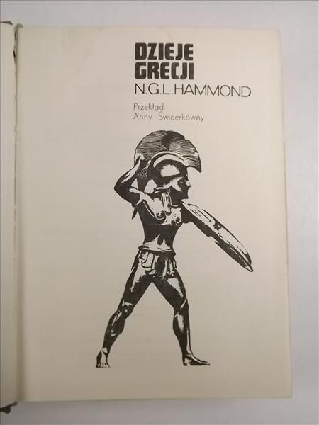 Hammond N.G.L  -  Dzieje Grecji