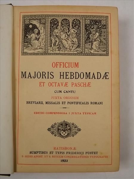 Officium Majoris Hebdomadae et Octavae Paschae, 1923 r.