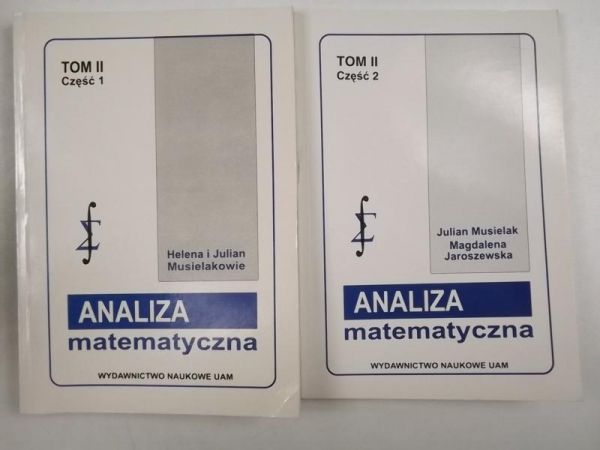 Muselakowe    - Analza matematyczna t.II, cz.1-2