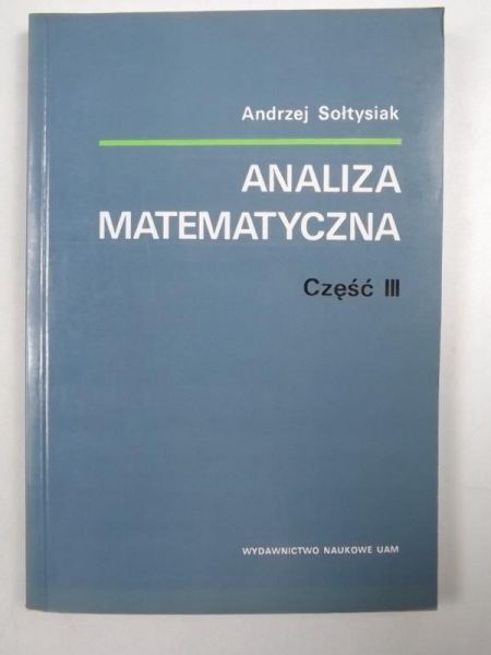 Analiza matematyczna cz.3