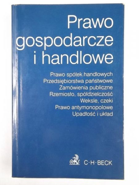 Prawo gospodarcze i handlowe