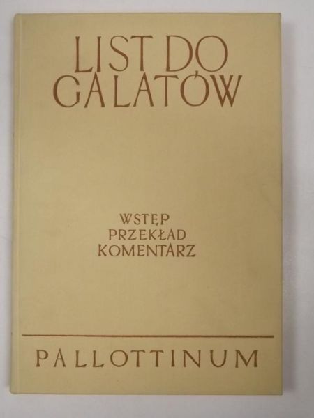 List do Galatów T. VI