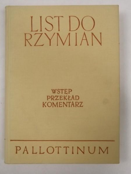 List do Rzymian, T VI, cz. 1