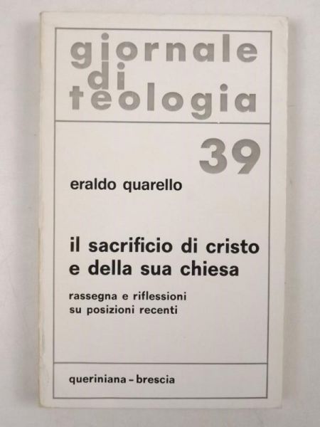 Il sacificio di Cristo e della sua chiesa