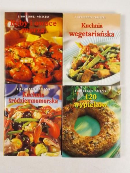Ryby i owoce morza  Kuchnia śródziemnomorska  Kuchnia wegetariańska  120 wypieków