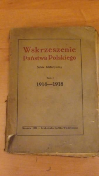Wskrzeszenie Państwa Polskiego, Tom I 1920r.