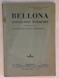 Bellona - Miesięcznik Wojskowy Nr 9 1949 r.