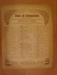 Barcarolle Op. 23 (nuty, ok. 1900 r.)