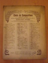 Burgmuller F. - La fileuse op. 109 (nuty, ok. 1900 r.)
