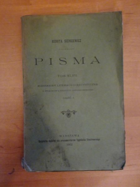 Pisma,  Tom XLVII,1902