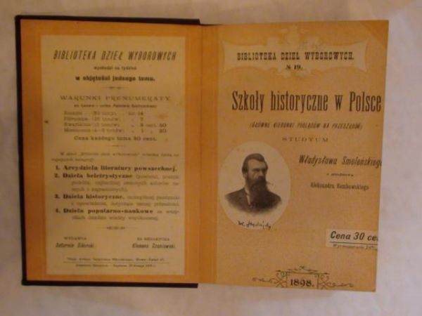 Szkoły historyczne w Polsce 1898r.