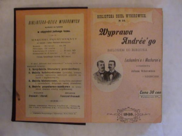 Lachambre H.,   - Wyprawa Andreego balonem do bieguna, 1898r.