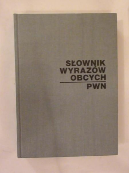 Słownik wyrazów obcych
