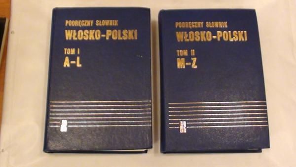 Podręczny słownik Włosko Polski, II Tomy