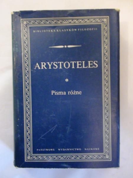 Arystoteles - Pisma różne BKF