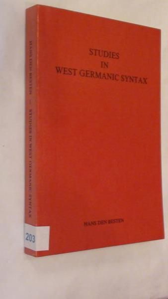 Studies in West Germanic Syntax
