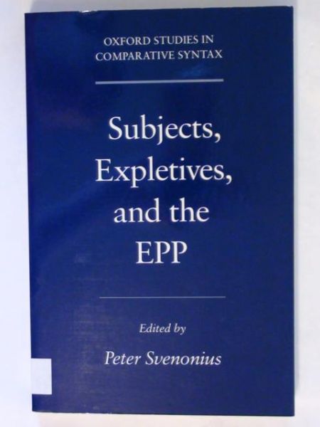 Subjects, Expletives, and the EPP