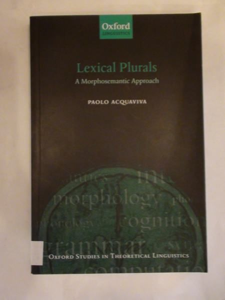 Acquaviva Paolo - Lexical plurals
