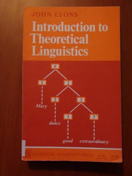 Introduction to Theoretical Linguistics