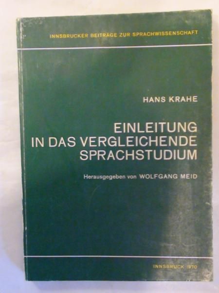 Einleitung in das Vergleichende Sprachstudium