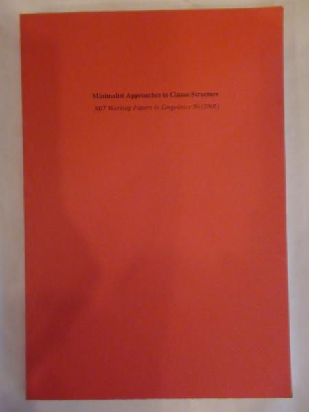 Sabbagh Joseph,   - Minimalist Approaches to Clause Structure