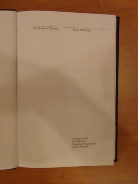 The syntactic process