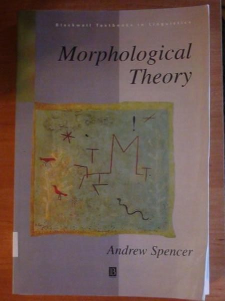 Morphological Theory