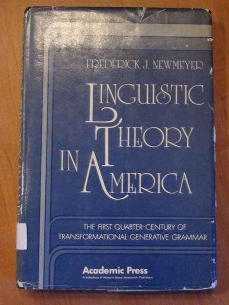Linguistic Theory in America