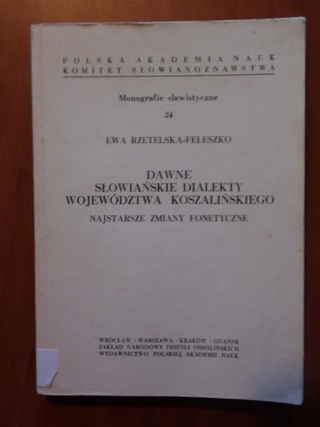 Dawne słowiańskie dialekty województwa koszalińskiego
