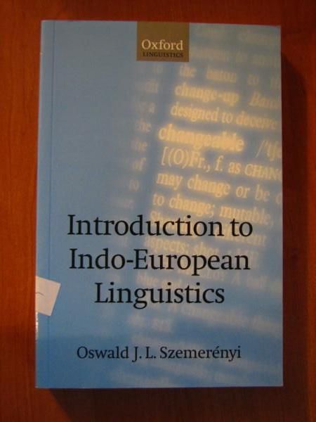 Introduction to Indo-European Linguistics