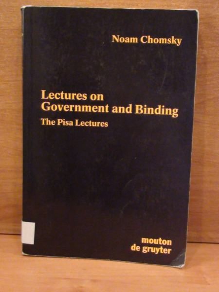 Chomsky Noam - Lectures on Government and Binding
