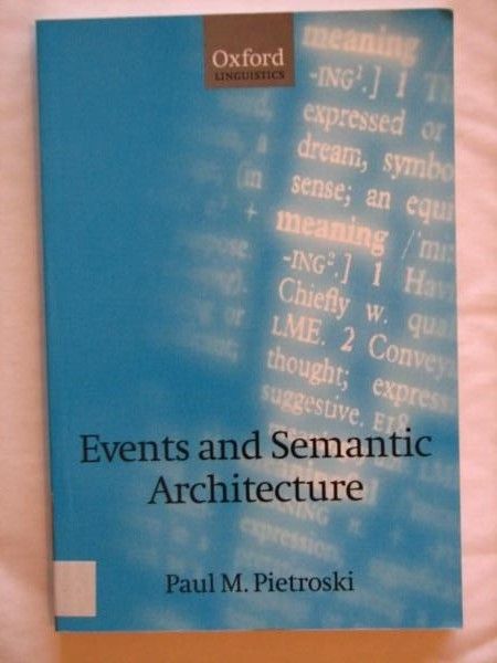 Events and Semantic Architecture