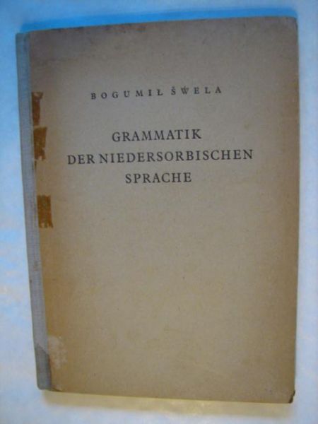 Grammatik der niedersorbischen sprache