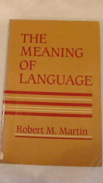 The Meaning Of Language
