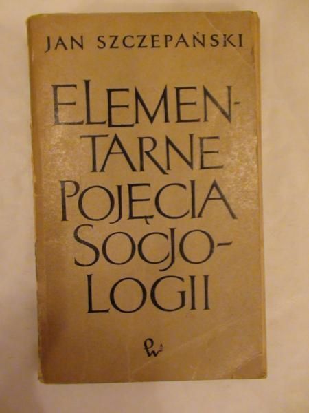 Elementarne pojęcia socjologii