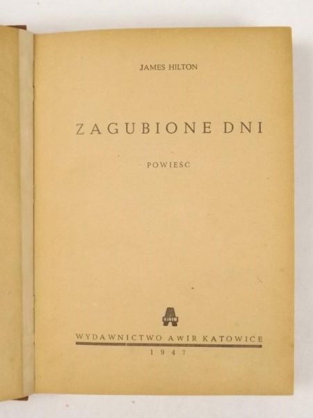 Zagubione dni, 1947 r.