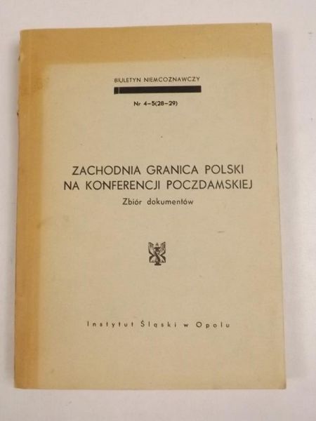 Zachodnia granica Polski na konferencji poczdamskiej