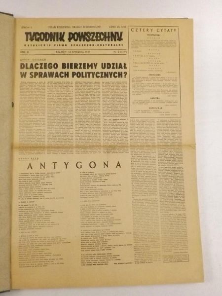 Tygodnik Powszechny 1957 ROCZNIK!